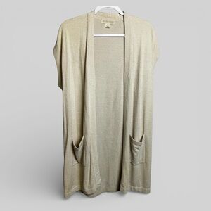 Barefoot Dreams cozy chic ultra lite open cardigan Medium light academia capsule